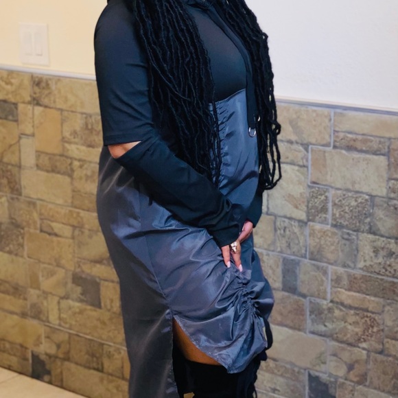 NWT STRING UP BLACK DRESS - Picture 2 of 6